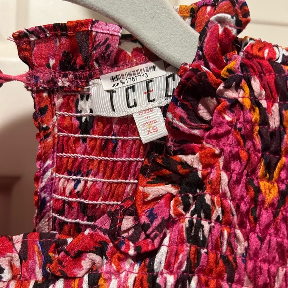 TCEC silky Blouse top XS - Picture 3 of 4